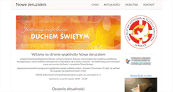 Desktop Screenshot of nowejeruzalem.pl